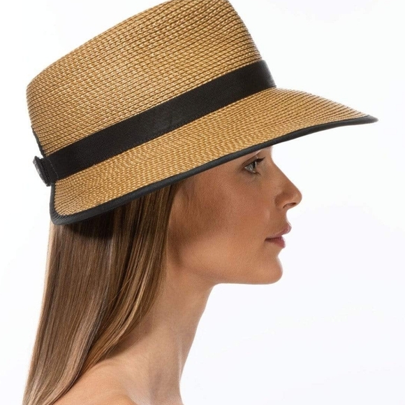 Eric Javits Fedora Visor “Sun Crest” UV Protected 2-in-1 Hat - Picture 3 of 16